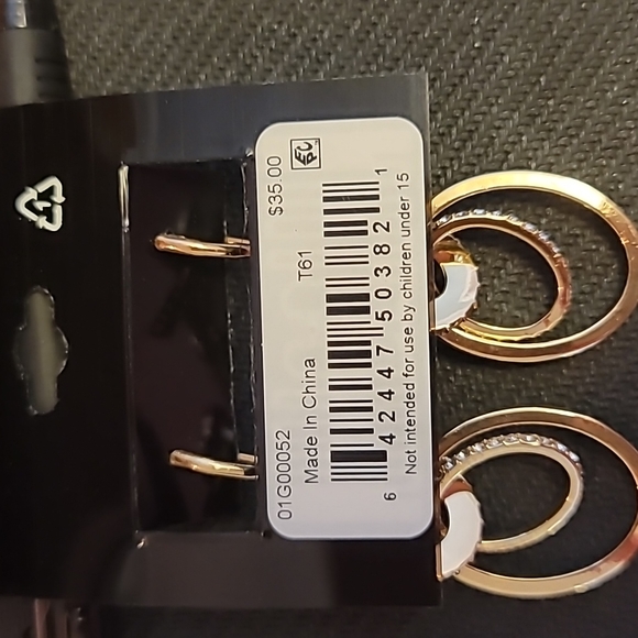 Anne Klein drop earings - Picture 2 of 2